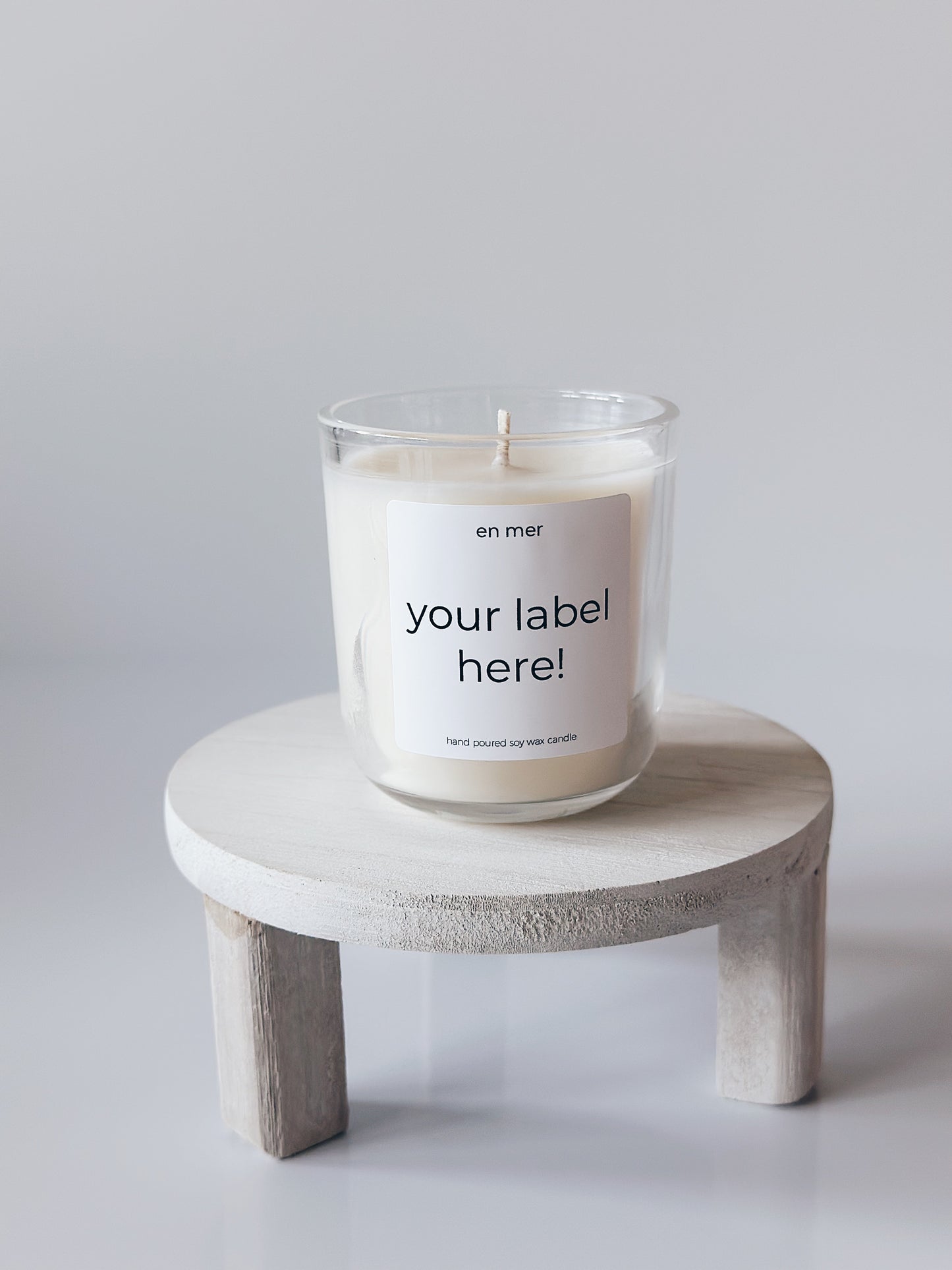 en mer | aura custom gift soy wax candles