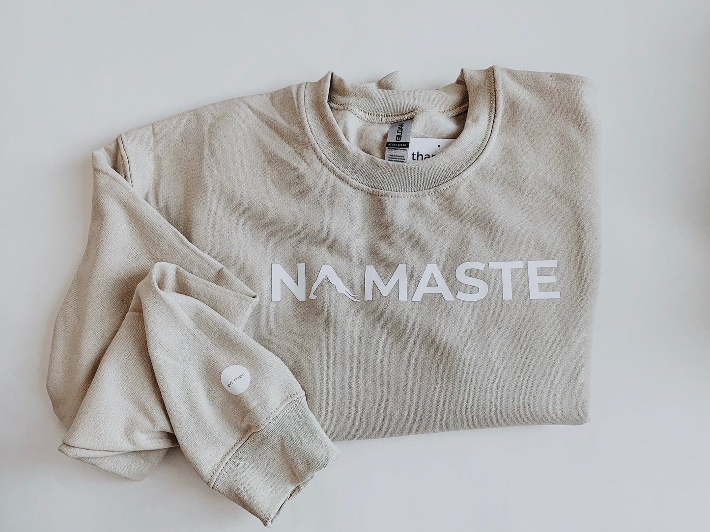 en mer | namaste crewneck t-shirt