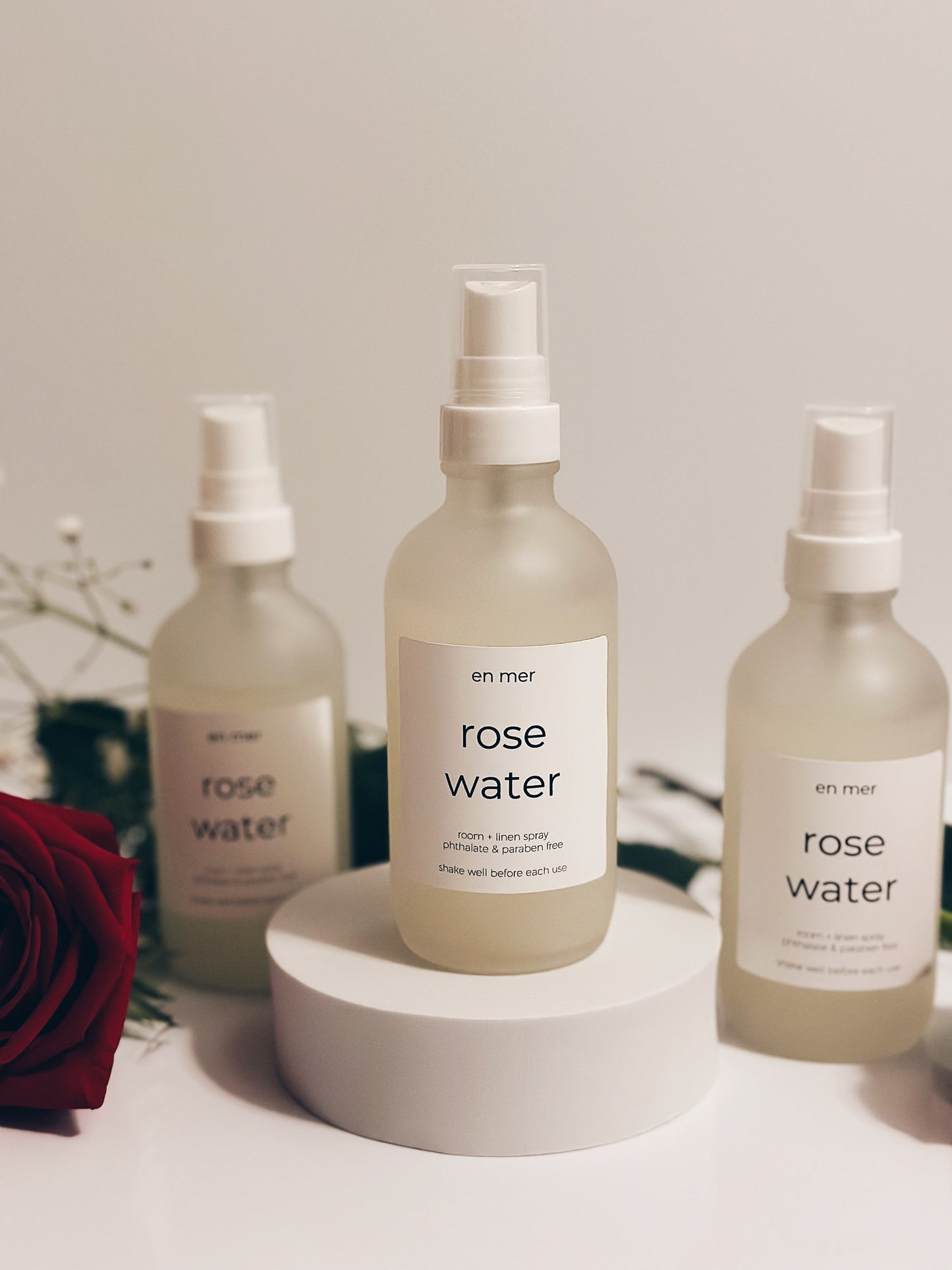 en mer | rose water | room + linen spray