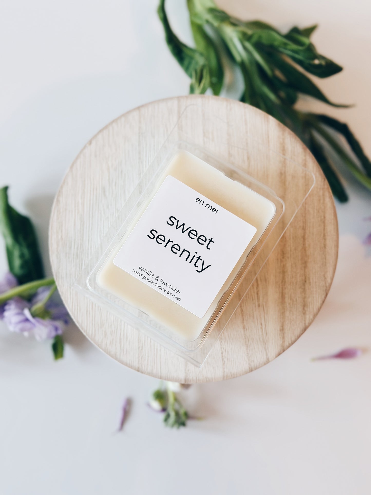 en mer | sweet serenity | soy wax candle & melts