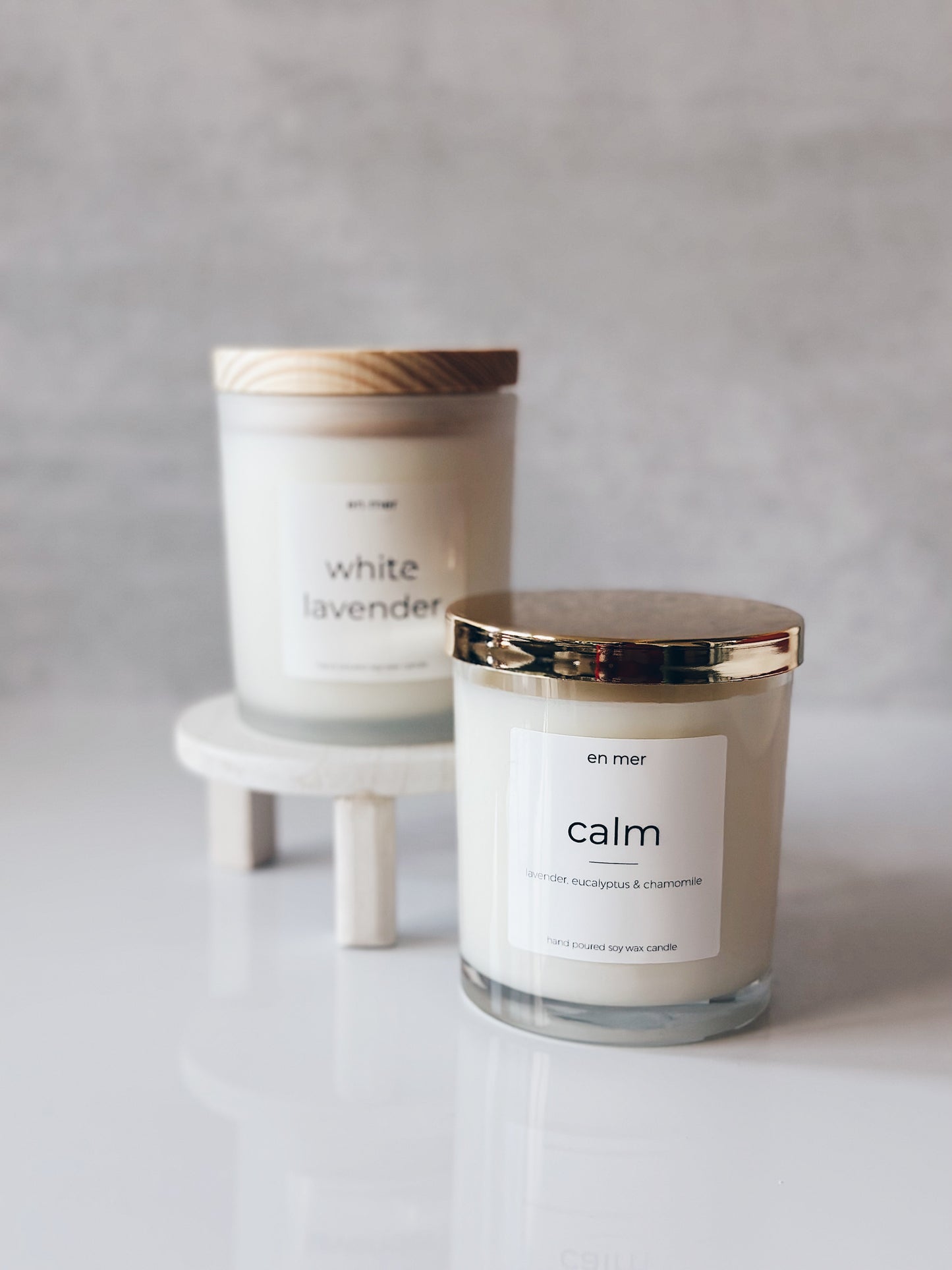 en mer | small candle lids