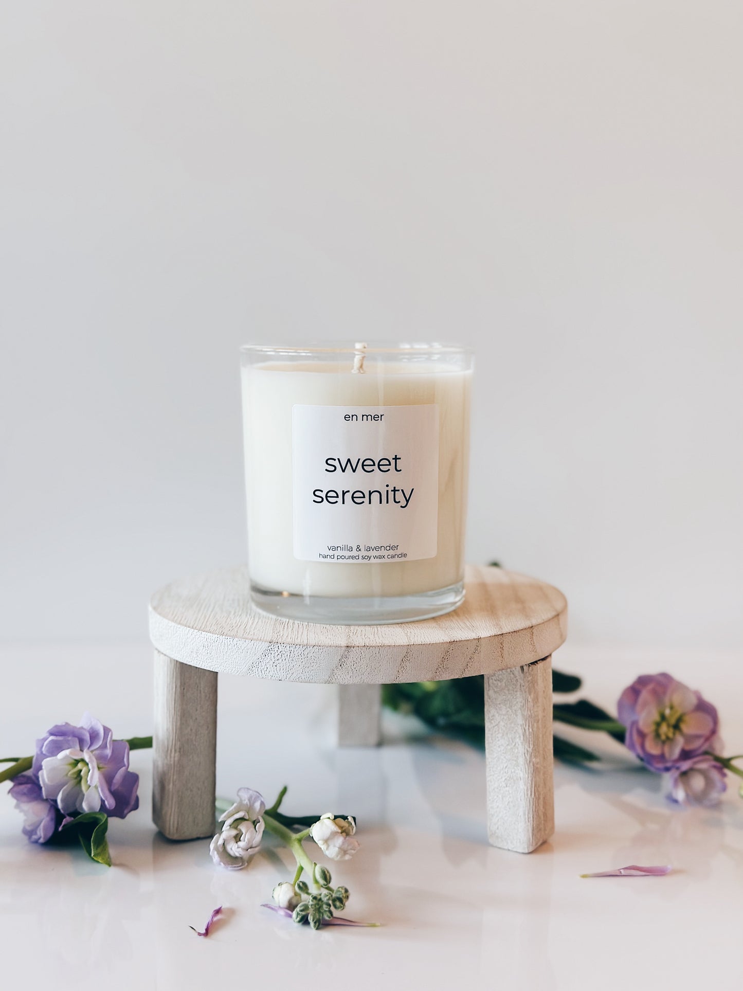 en mer | sweet serenity | soy wax candle & melts