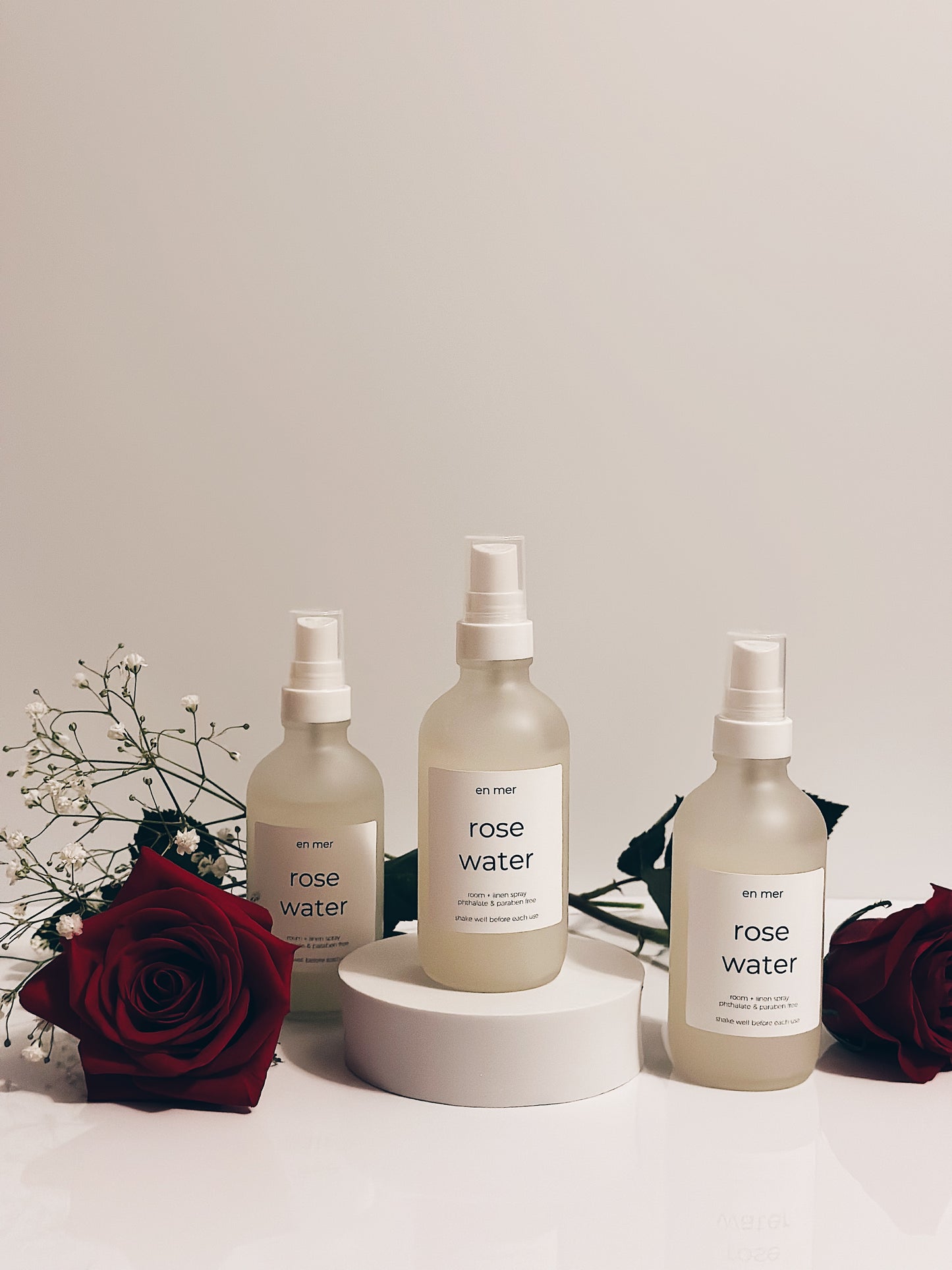en mer | rose water | room + linen spray