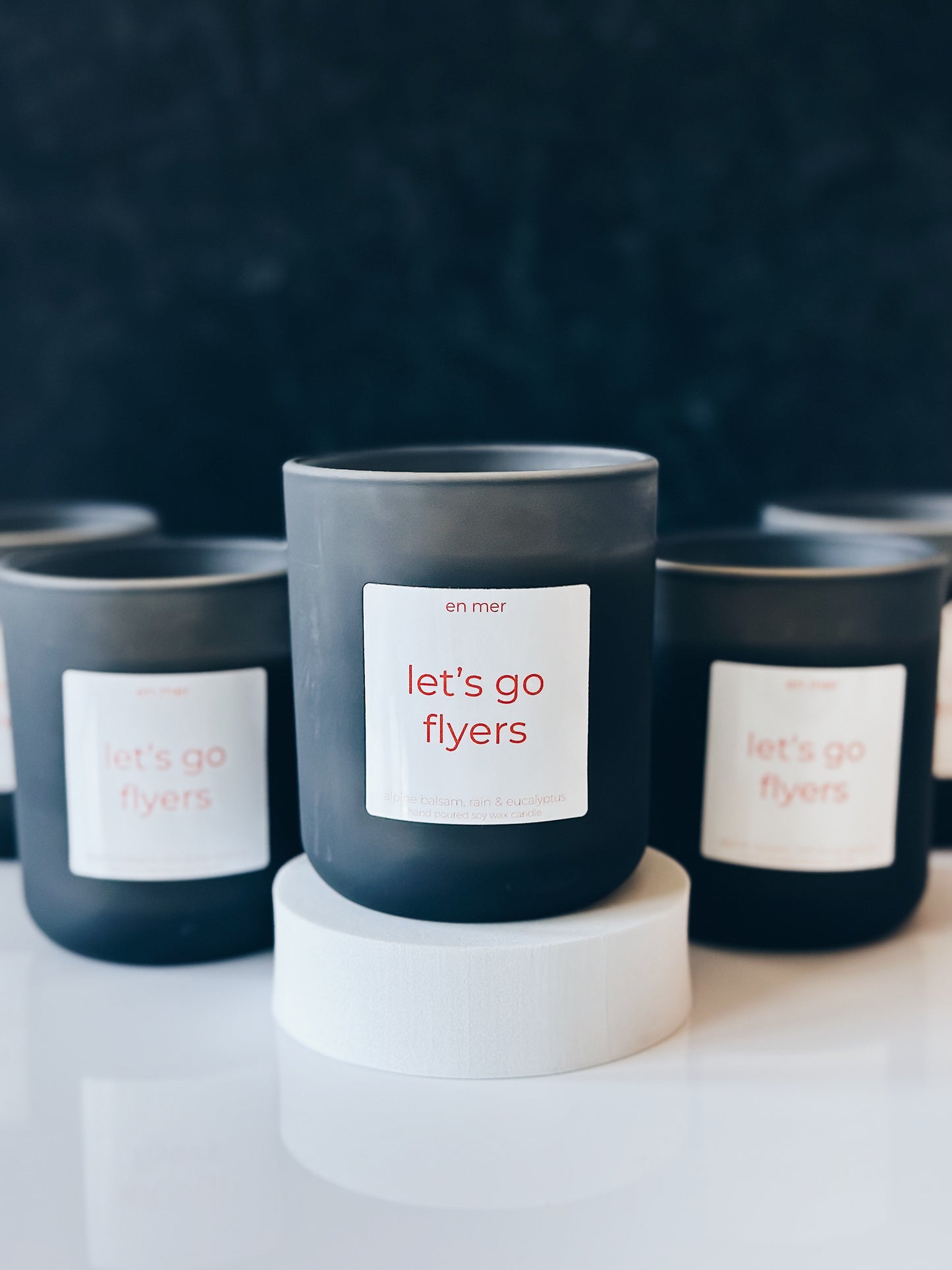 en mer | let's go flyers | soy wax candle