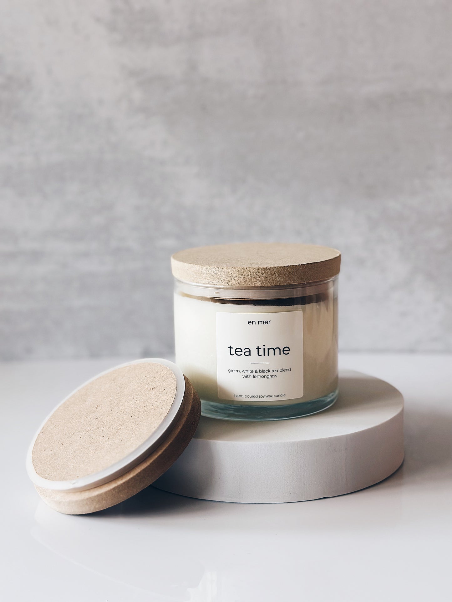 en mer | medium candle lids