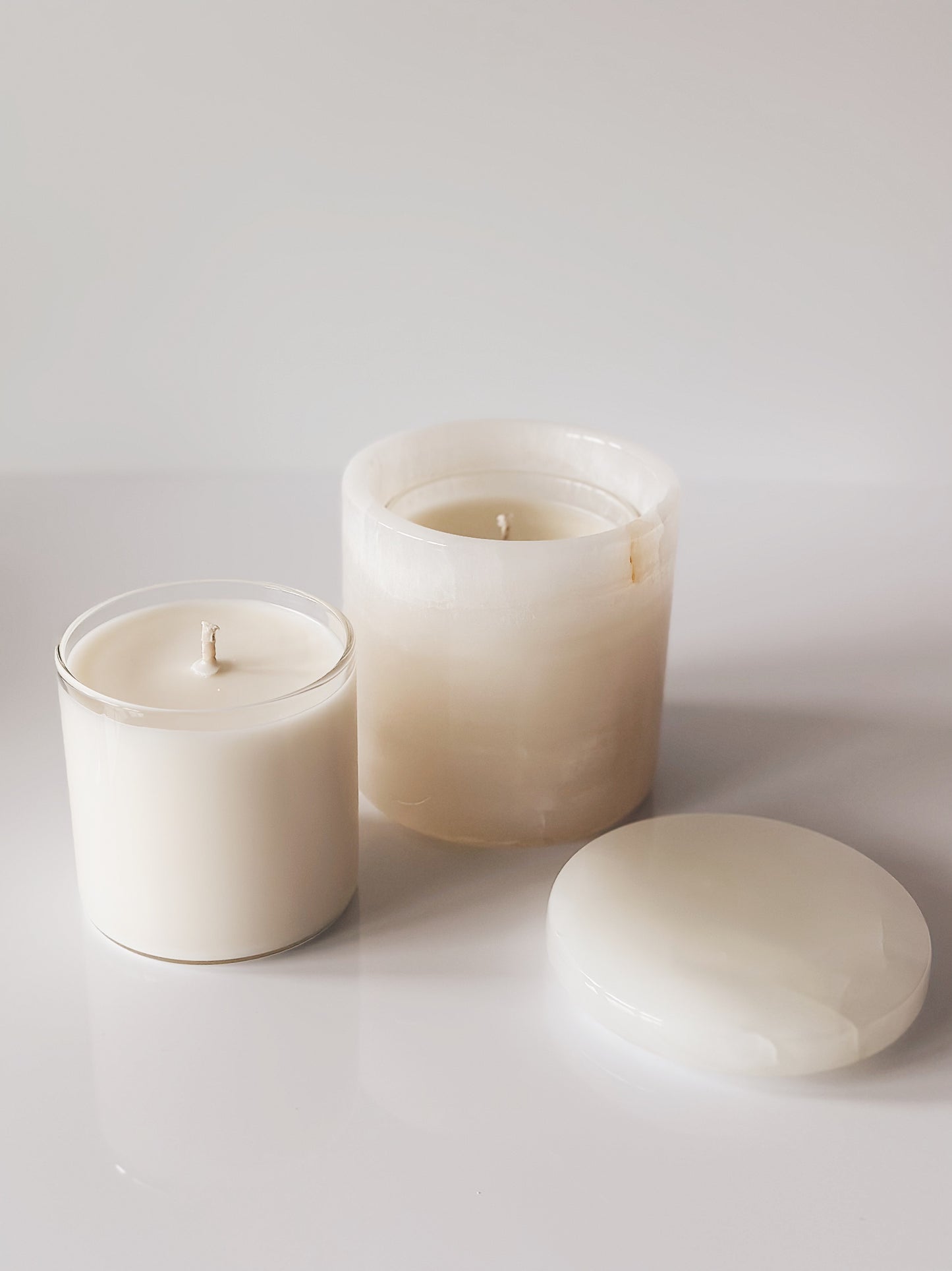 en mer LTD | refillable onyx set | limited batch soy wax candle set