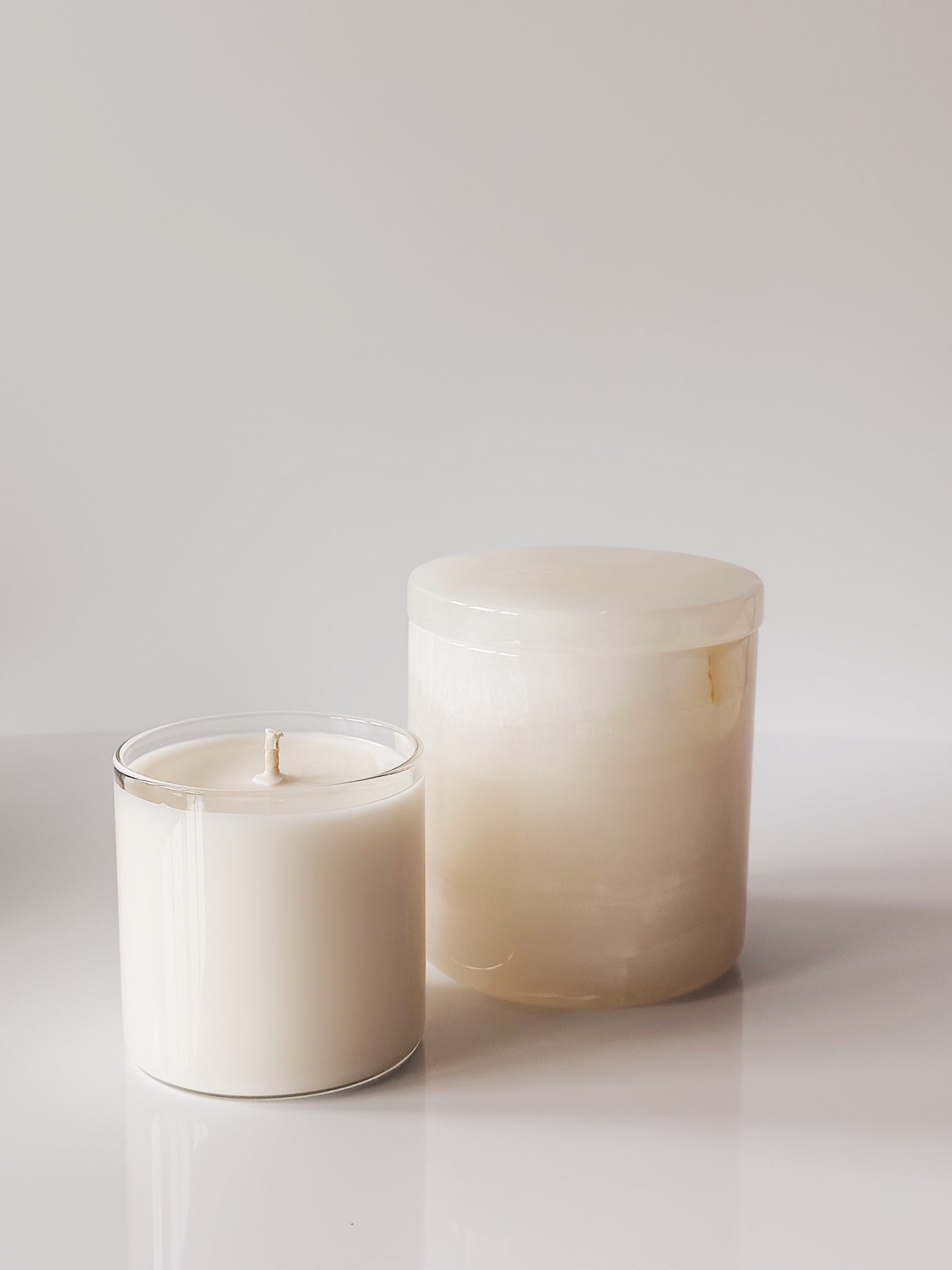 en mer LTD | refillable onyx set | limited batch soy wax candle set
