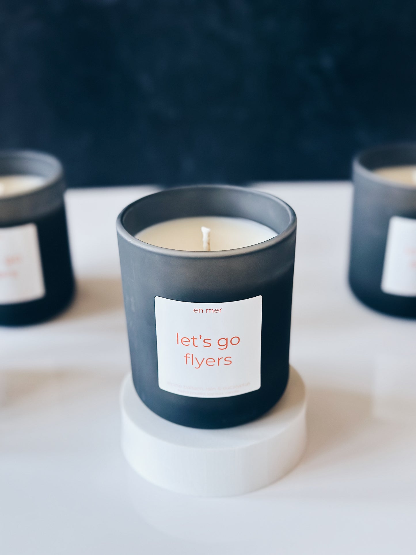 en mer | let's go flyers | soy wax candle