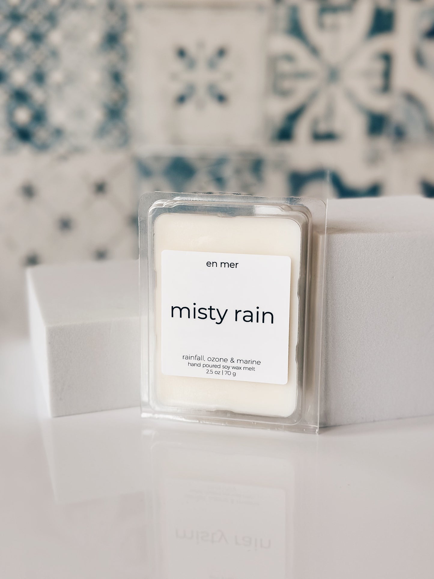 en mer | misty rain | soy wax candle & melts
