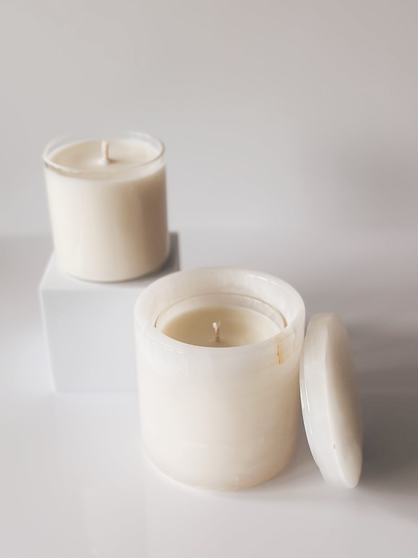 en mer LTD | refillable onyx set | limited batch soy wax candle set