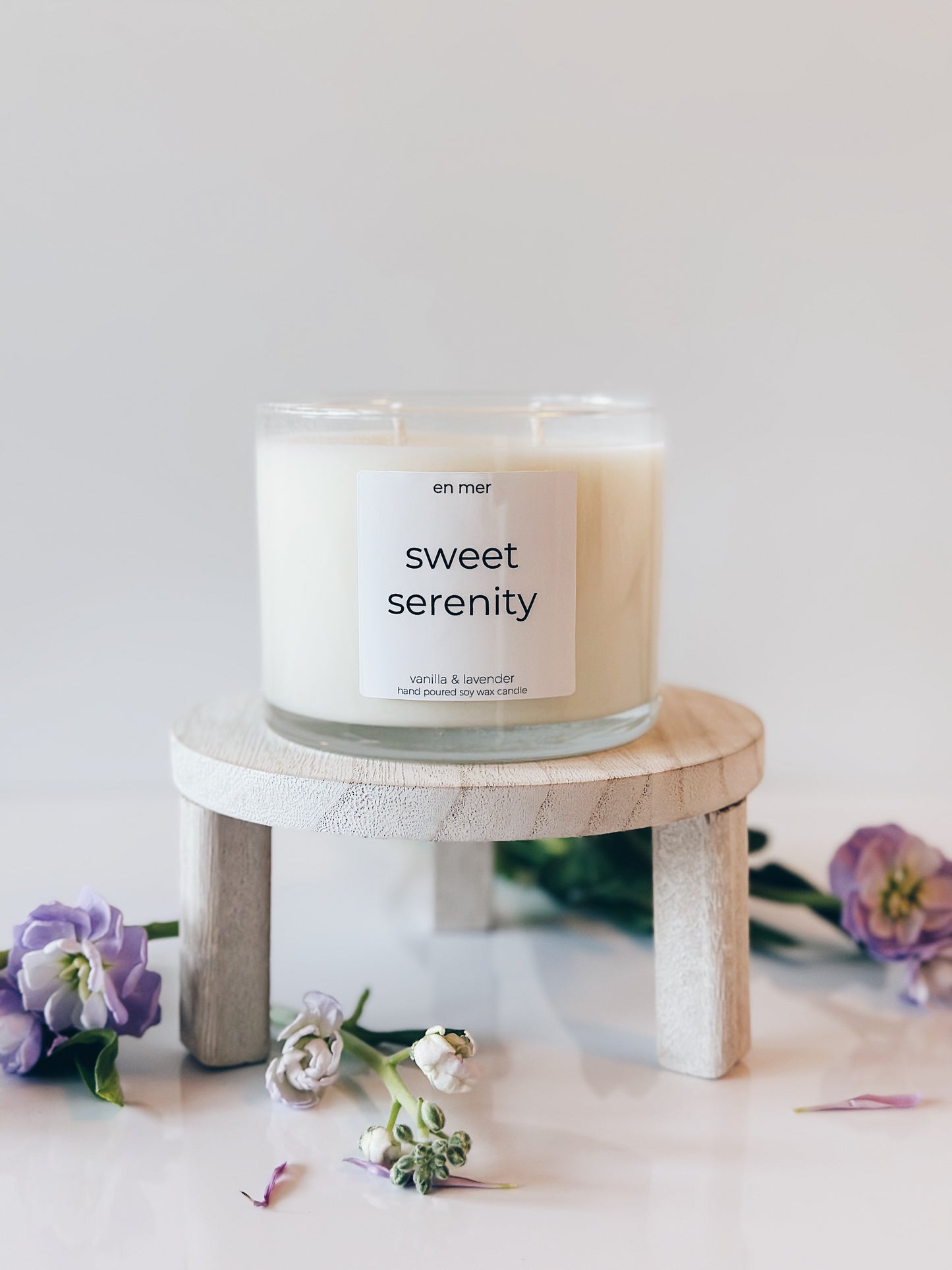 en mer | sweet serenity | soy wax candle & melts