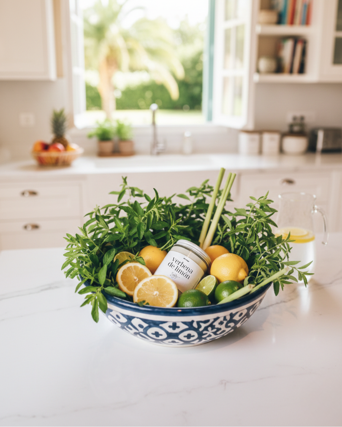 en mer | verbena de limón | soy wax candle & melts