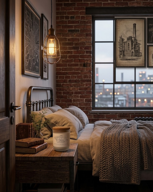 phoenixville | fog & fern soy wax candle by en mer