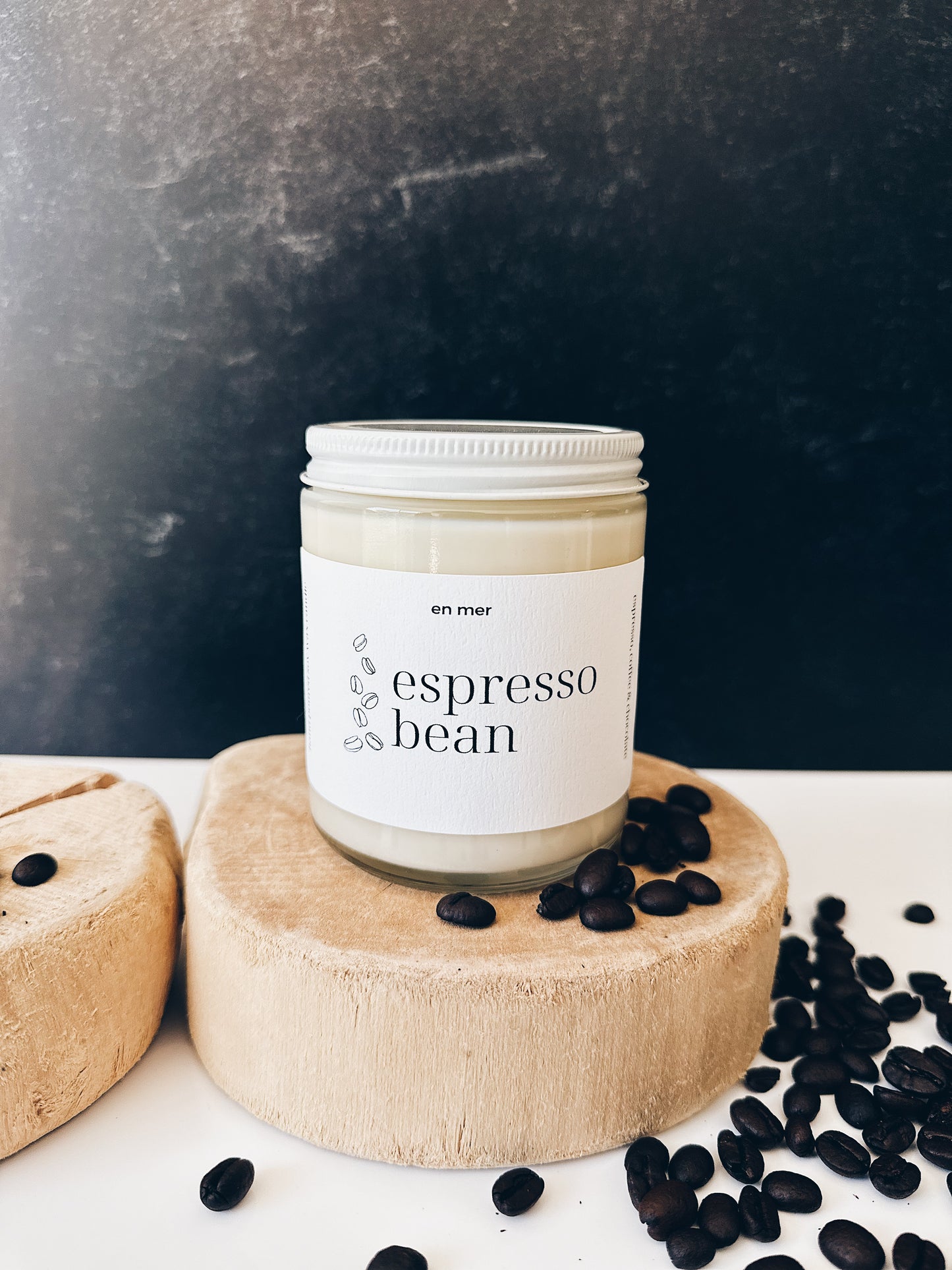 en mer | espresso bean | soy wax candle & melts