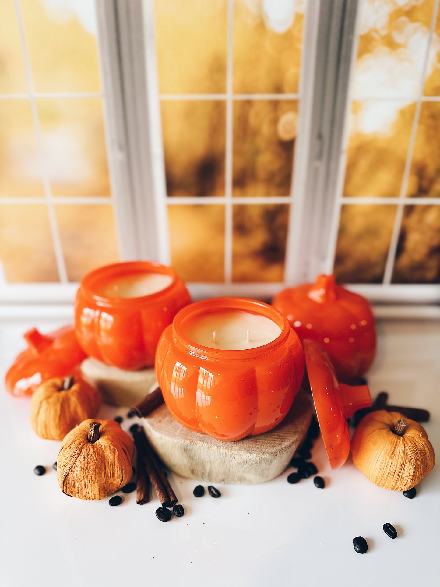 en mer LTD | pumpkin spice latte | pumpkin jar soy wax candle