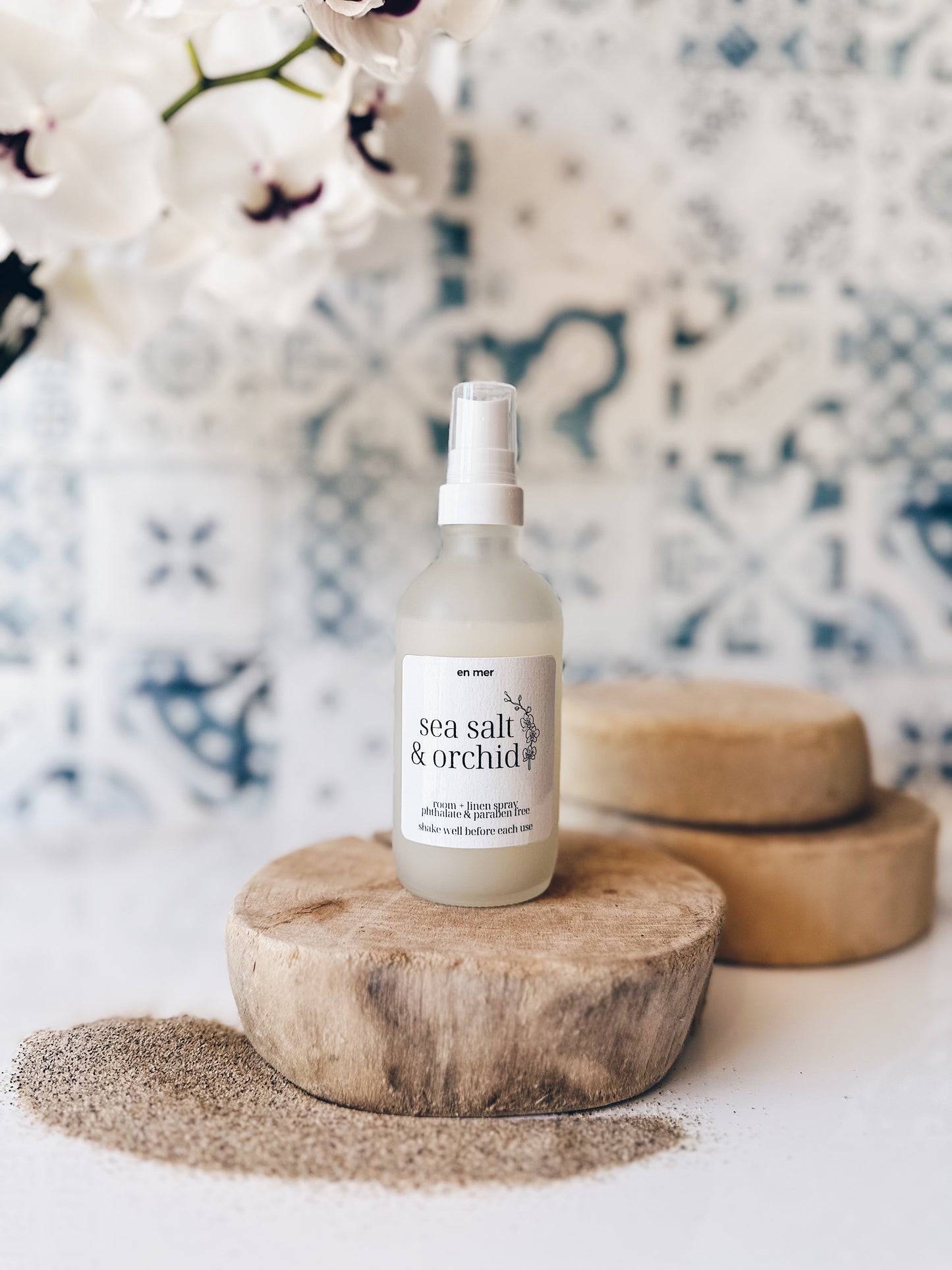 en mer | sea salt & orchid | room + linen spray