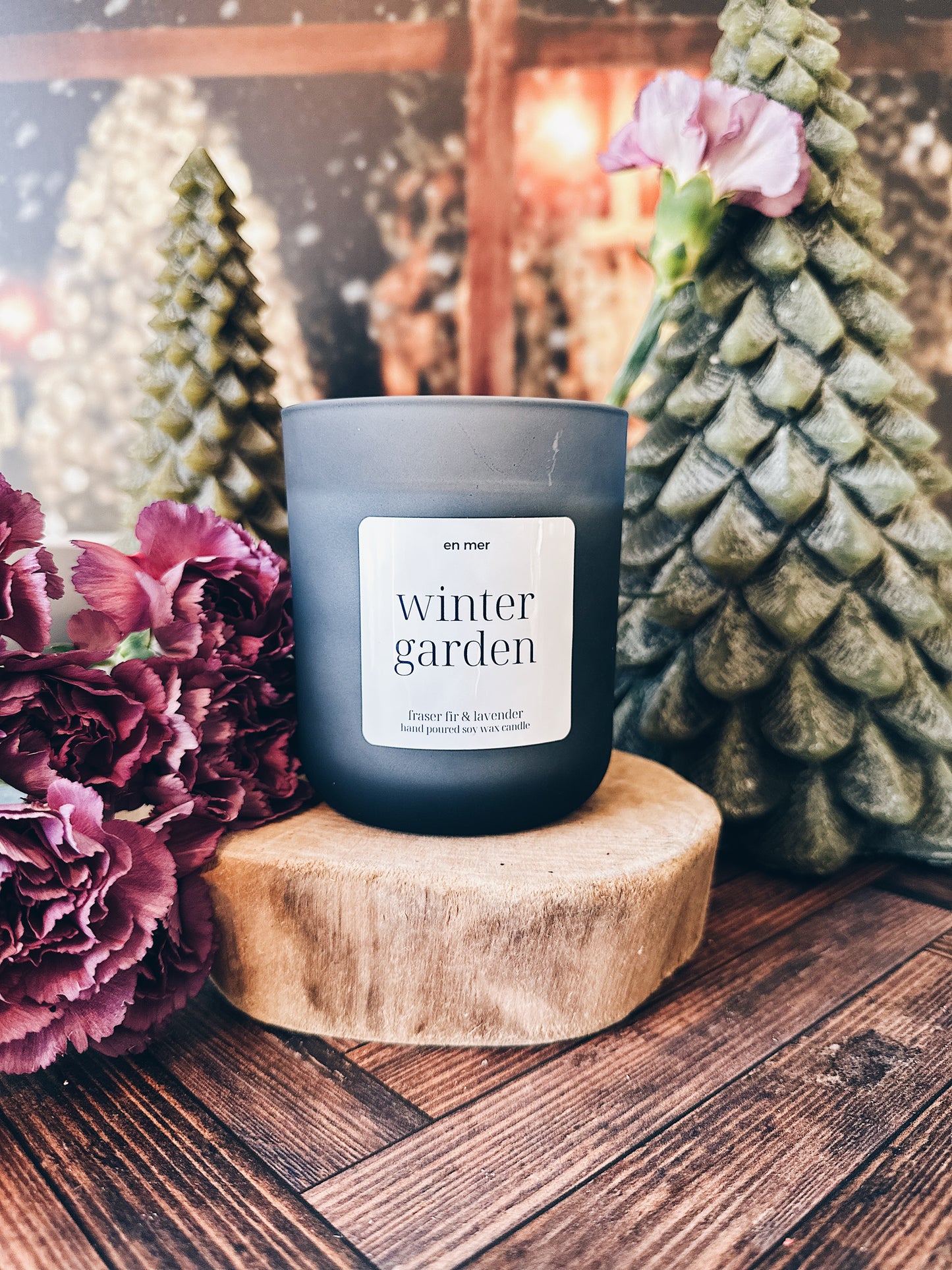 en mer | winter garden | soy wax candle & melts