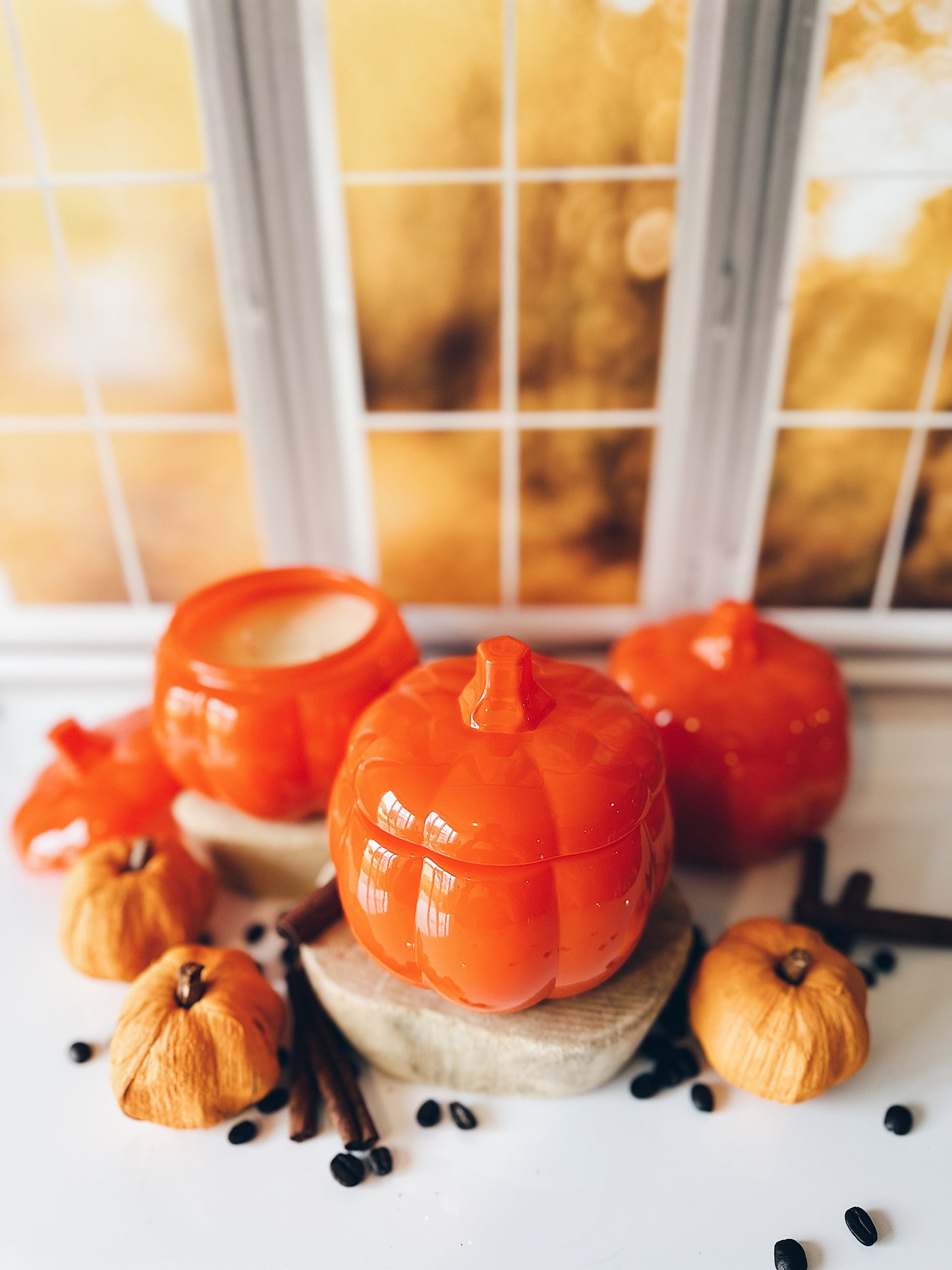 en mer LTD | pumpkin spice latte | pumpkin jar soy wax candle