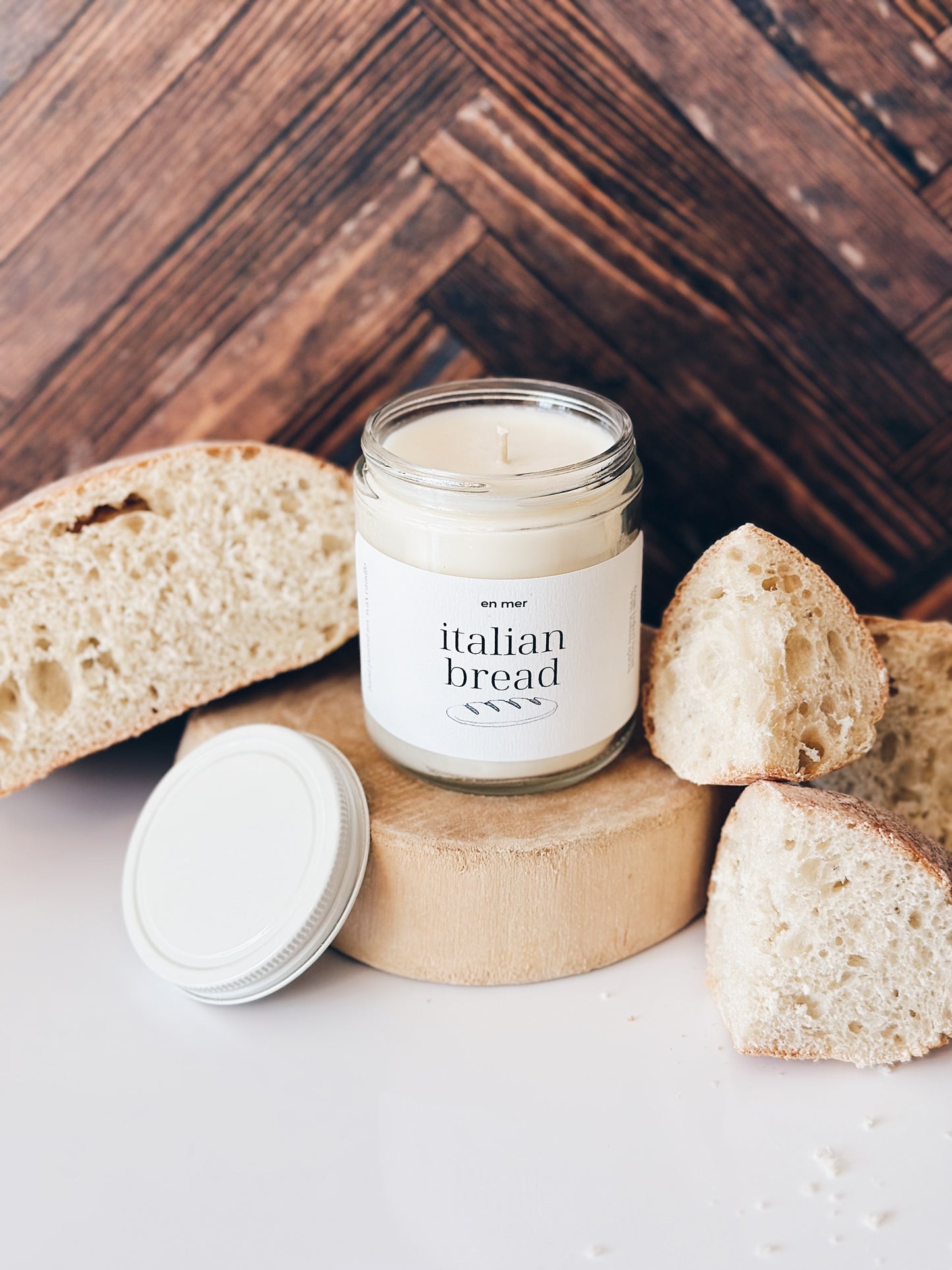 en mer | italian bread | soy wax candle & melts
