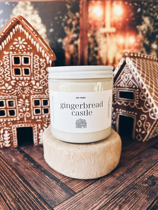 en mer | gingerbread castle | soy wax candle & melts