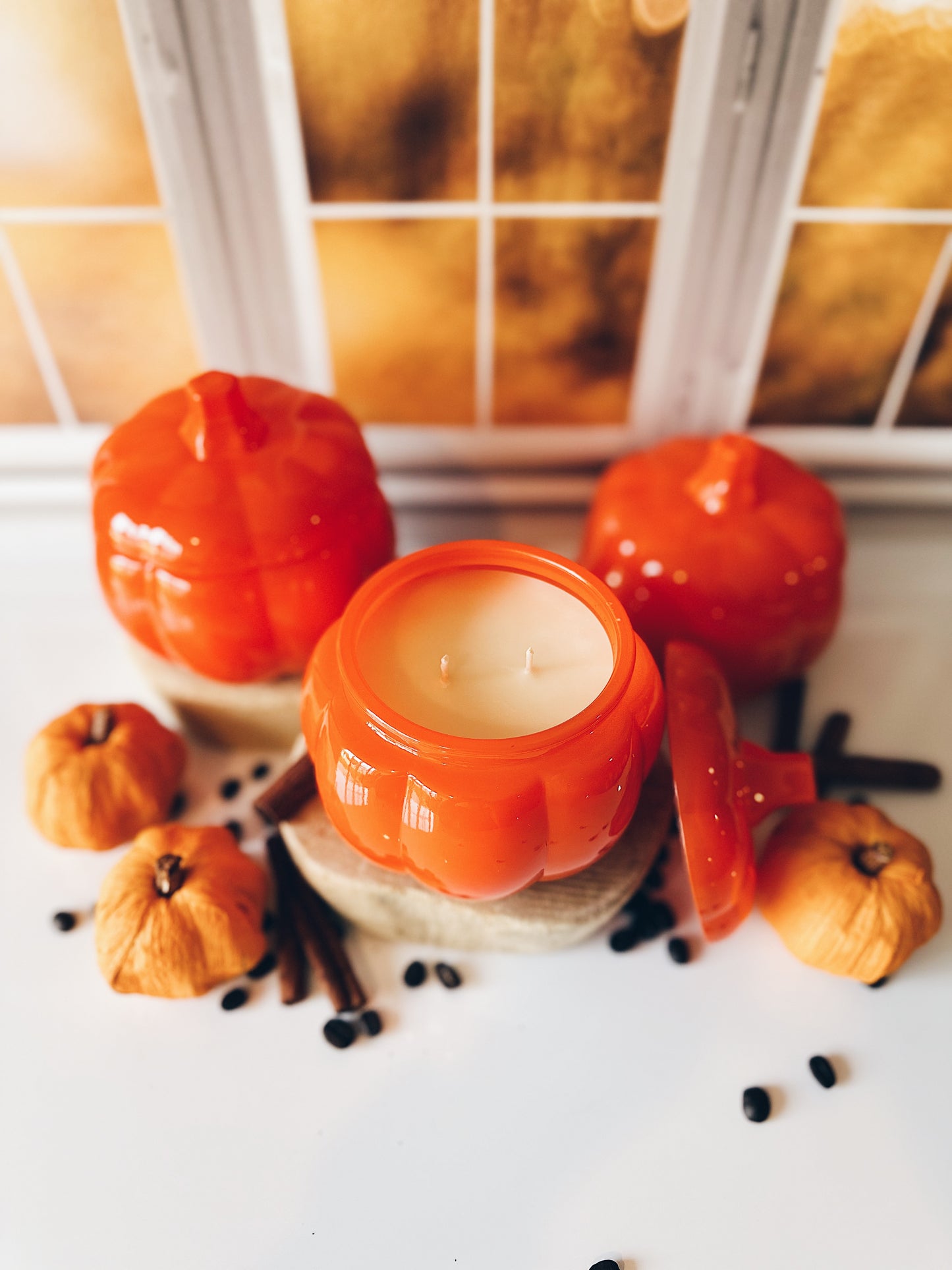 en mer LTD | pumpkin spice latte | pumpkin jar soy wax candle