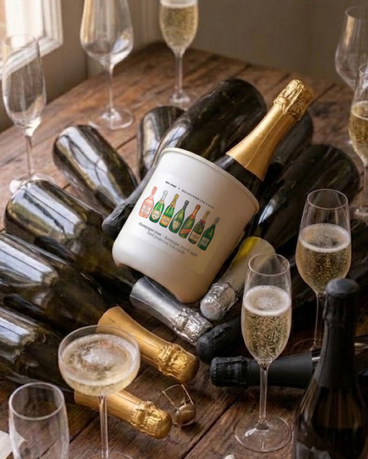 champagne toast | soy wax candle by en mer x Meadowbrook Lane