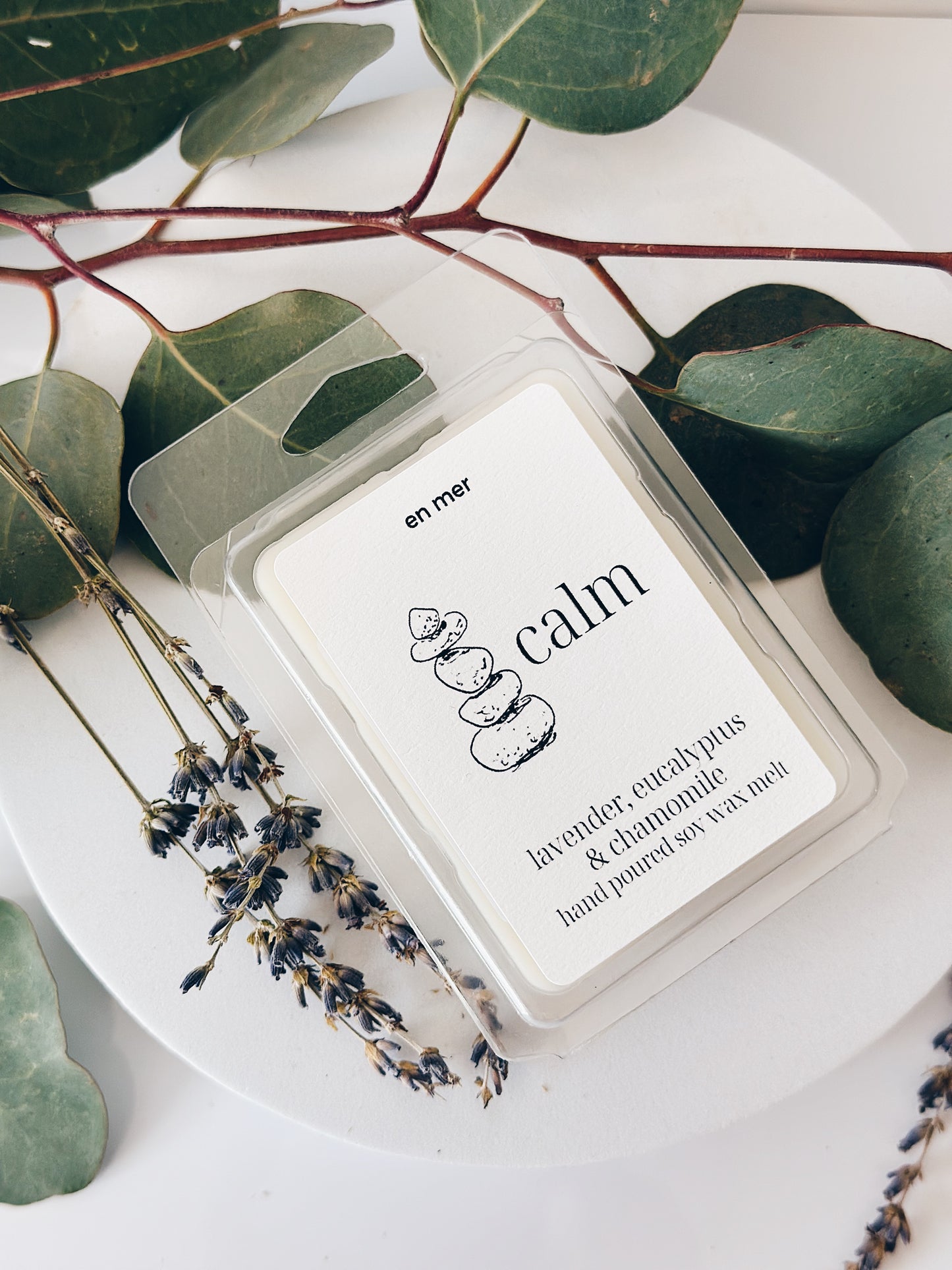 en mer | calm | soy wax candle & melts