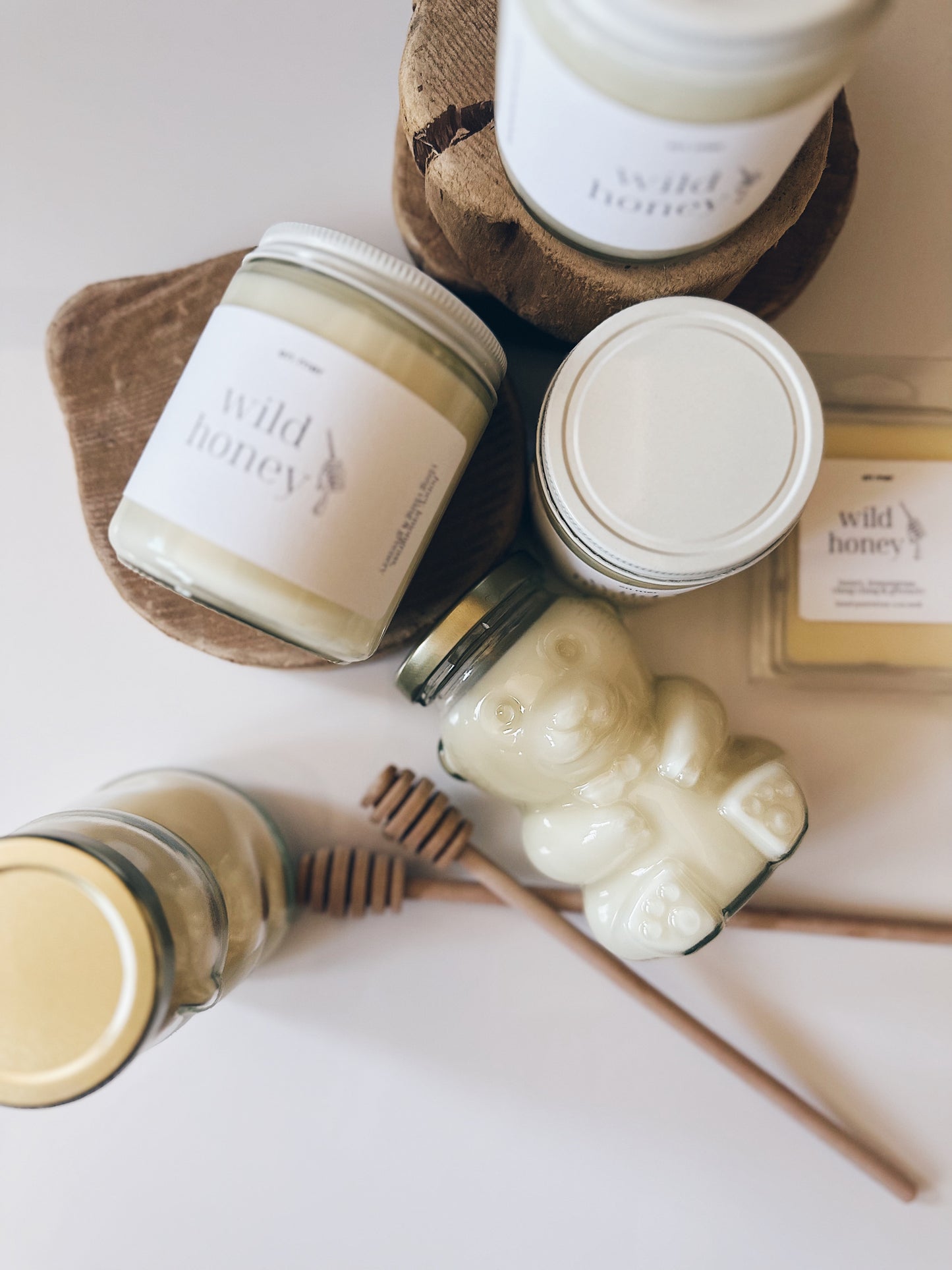 en mer LTD | wild honey bear | soy wax candle