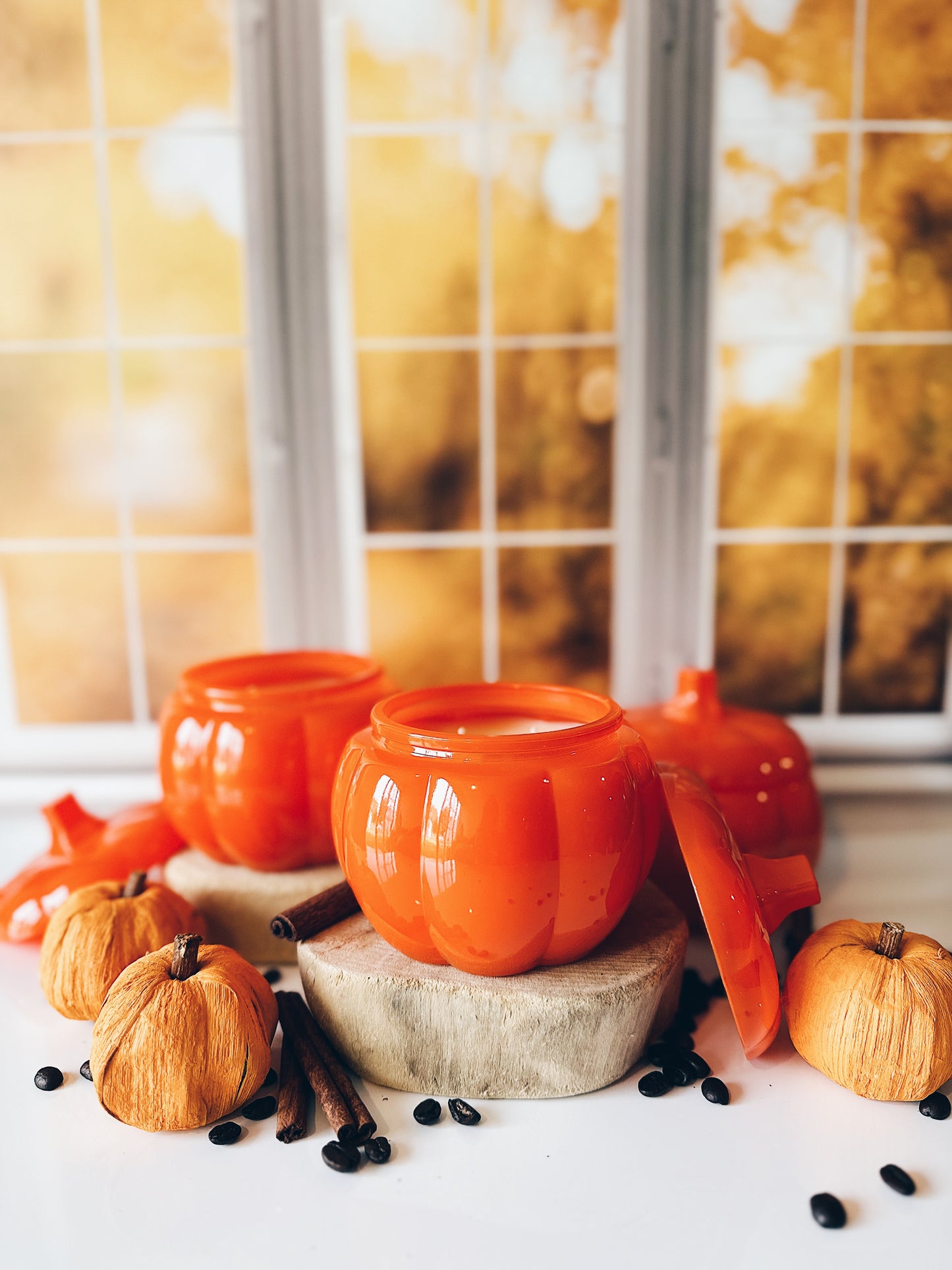 en mer LTD | pumpkin spice latte | pumpkin jar soy wax candle