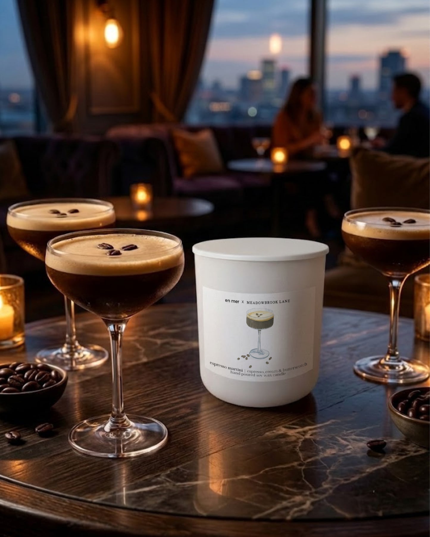 espresso martini | soy wax candle by en mer x Meadowbrook Lane