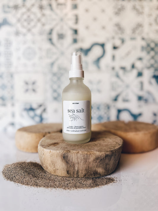 en mer | sea salt | room + linen spray