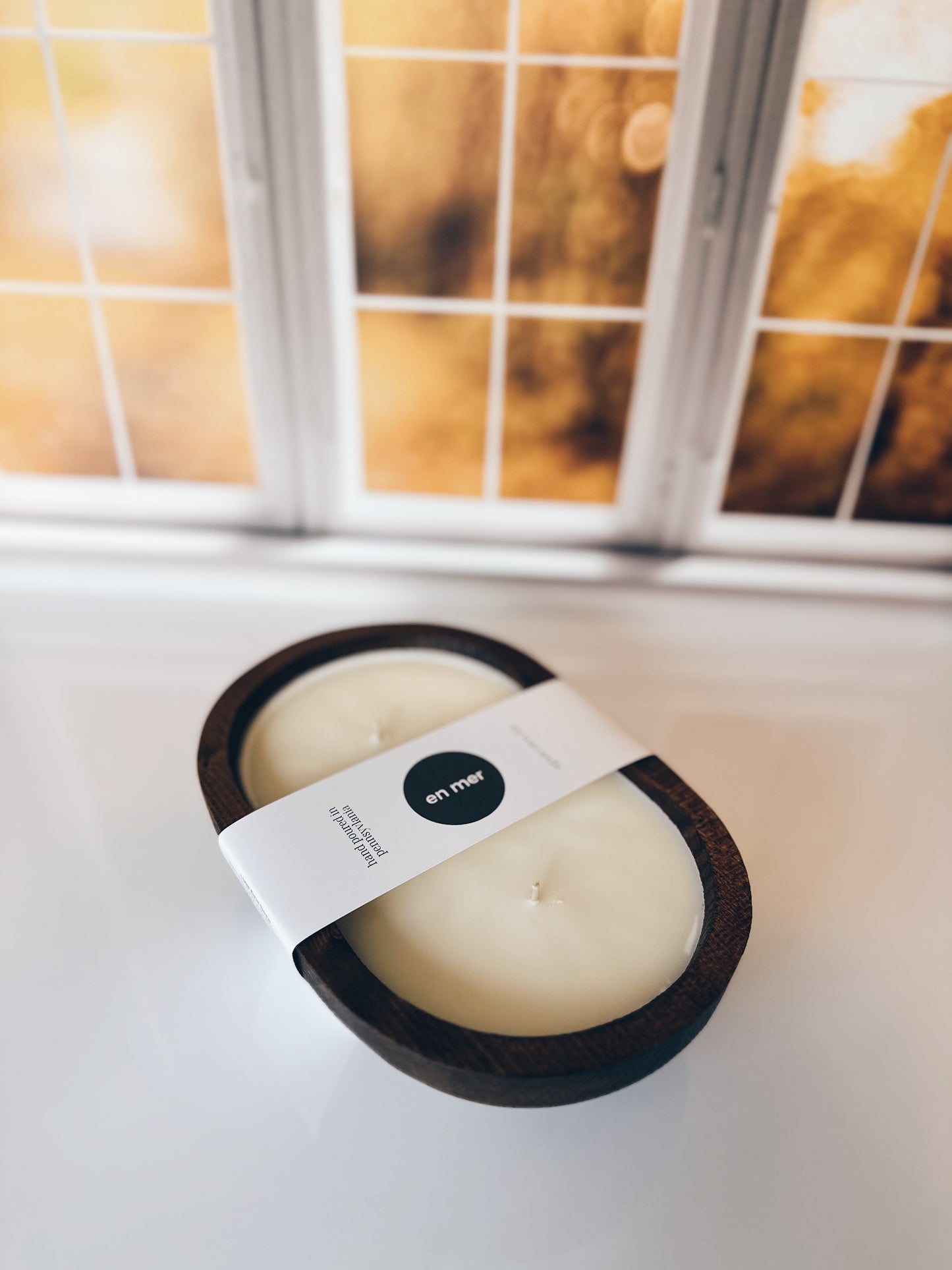 en mer | soy wax dough bowl candle