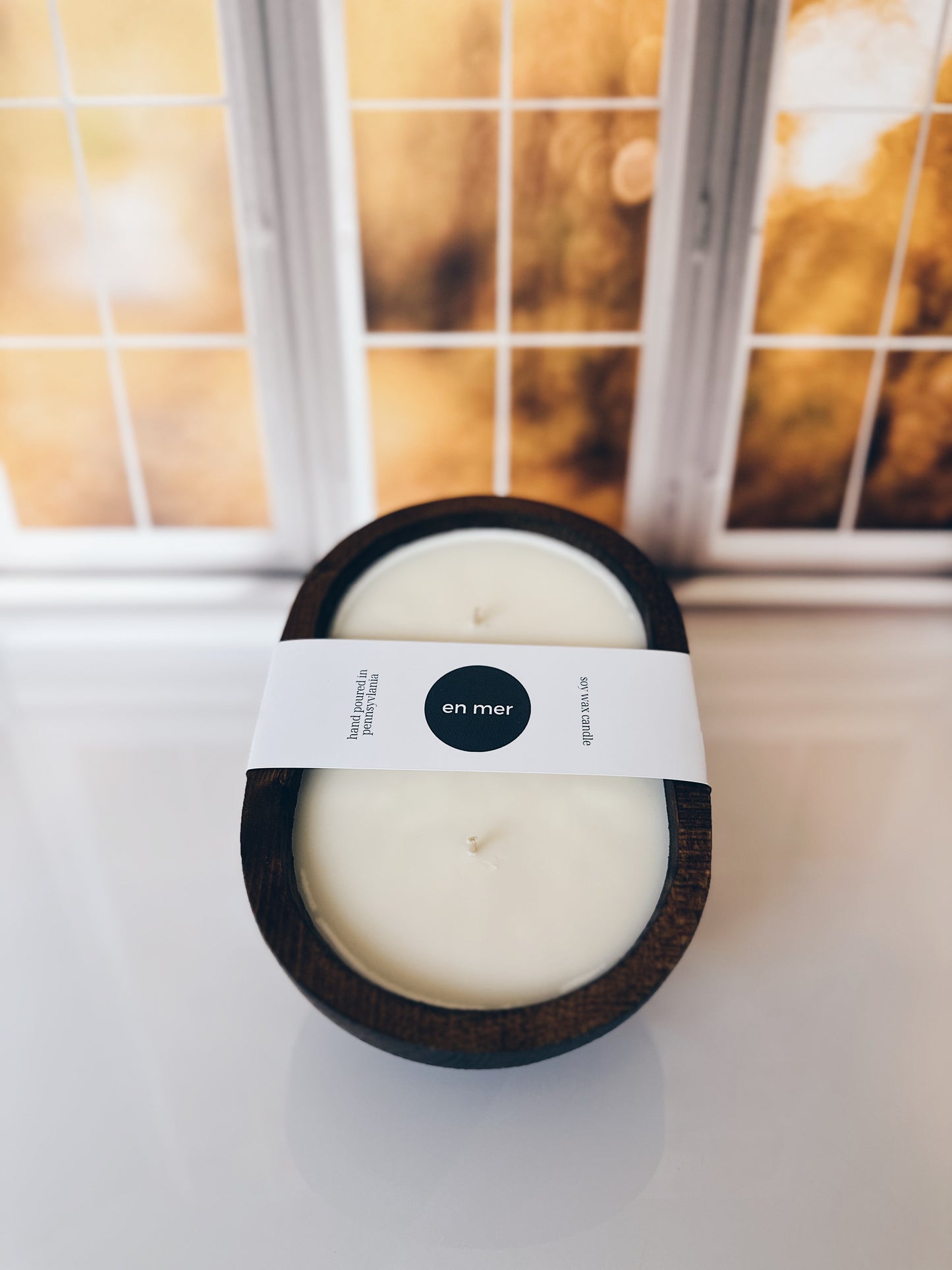 en mer | soy wax dough bowl candle