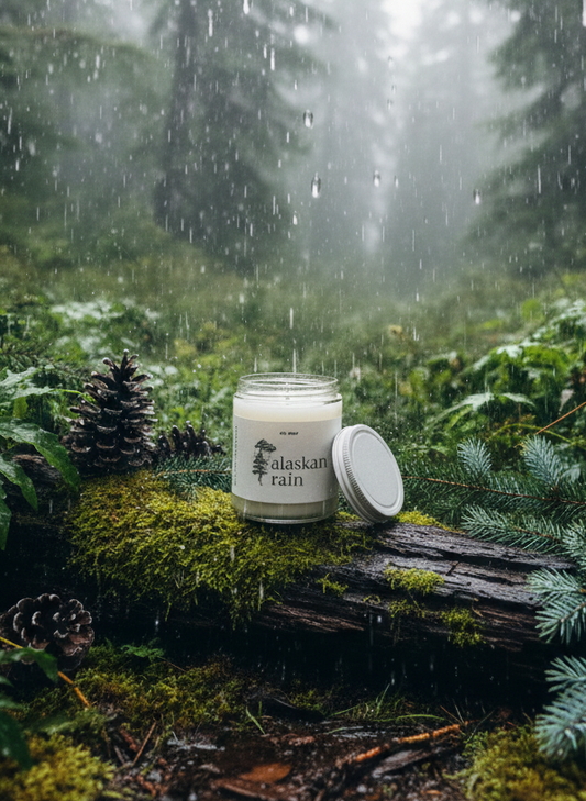 en mer | alaskan rain | soy wax candle & melts