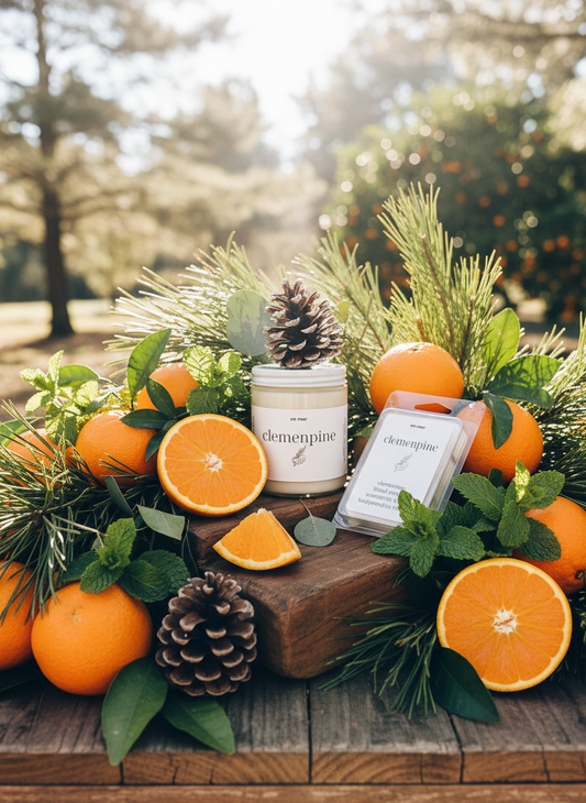 en mer | clemenpine | soy wax candle & melts