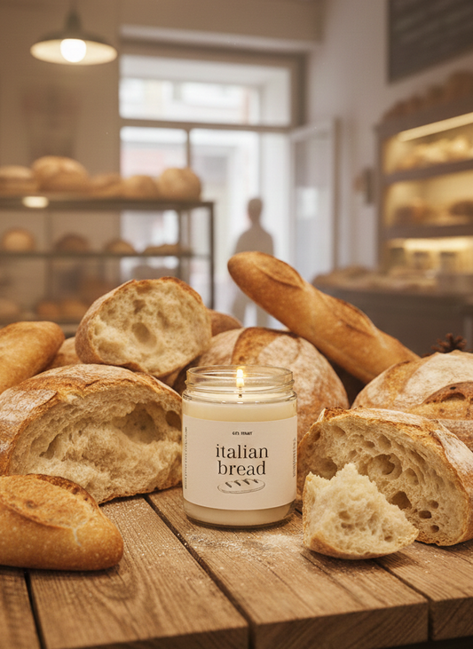 en mer | italian bread | soy wax candle & melts