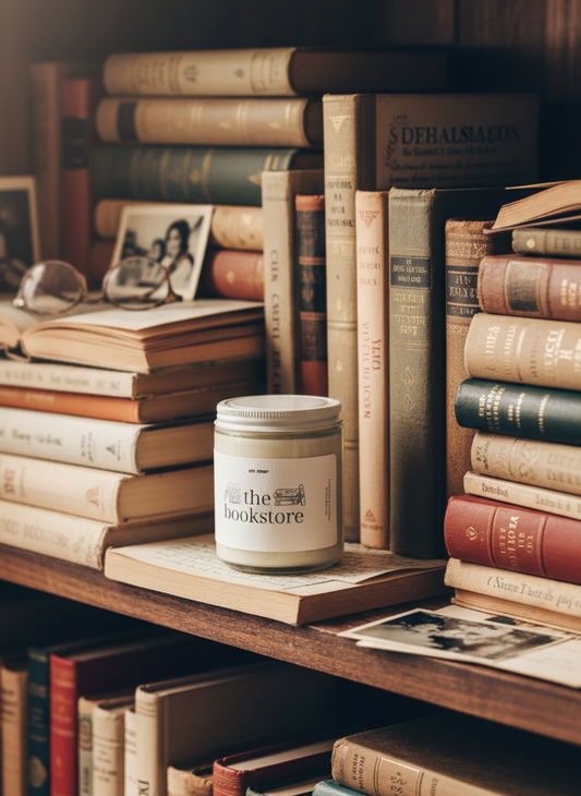 en mer | the bookstore | soy wax candle & melts