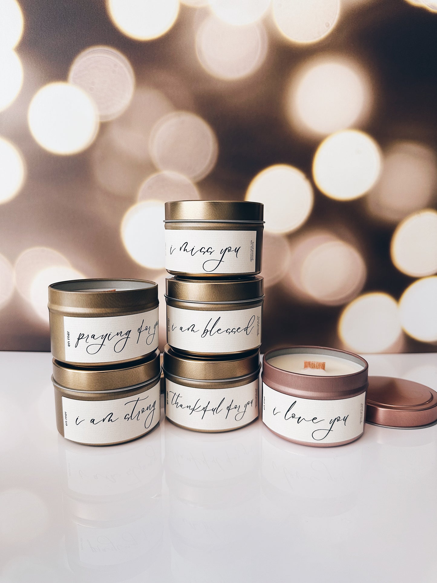 en mer | i am strong | soy wax candle