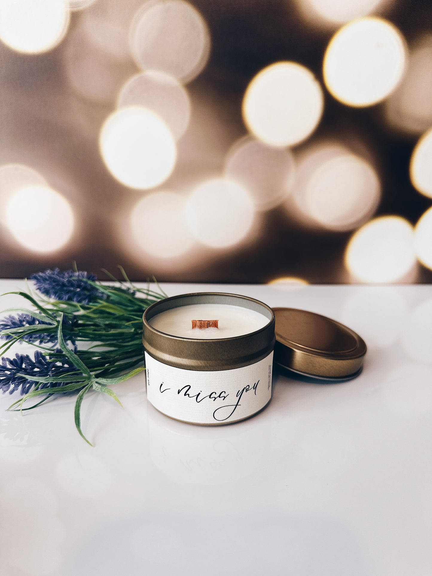 en mer | i miss you | soy wax candle