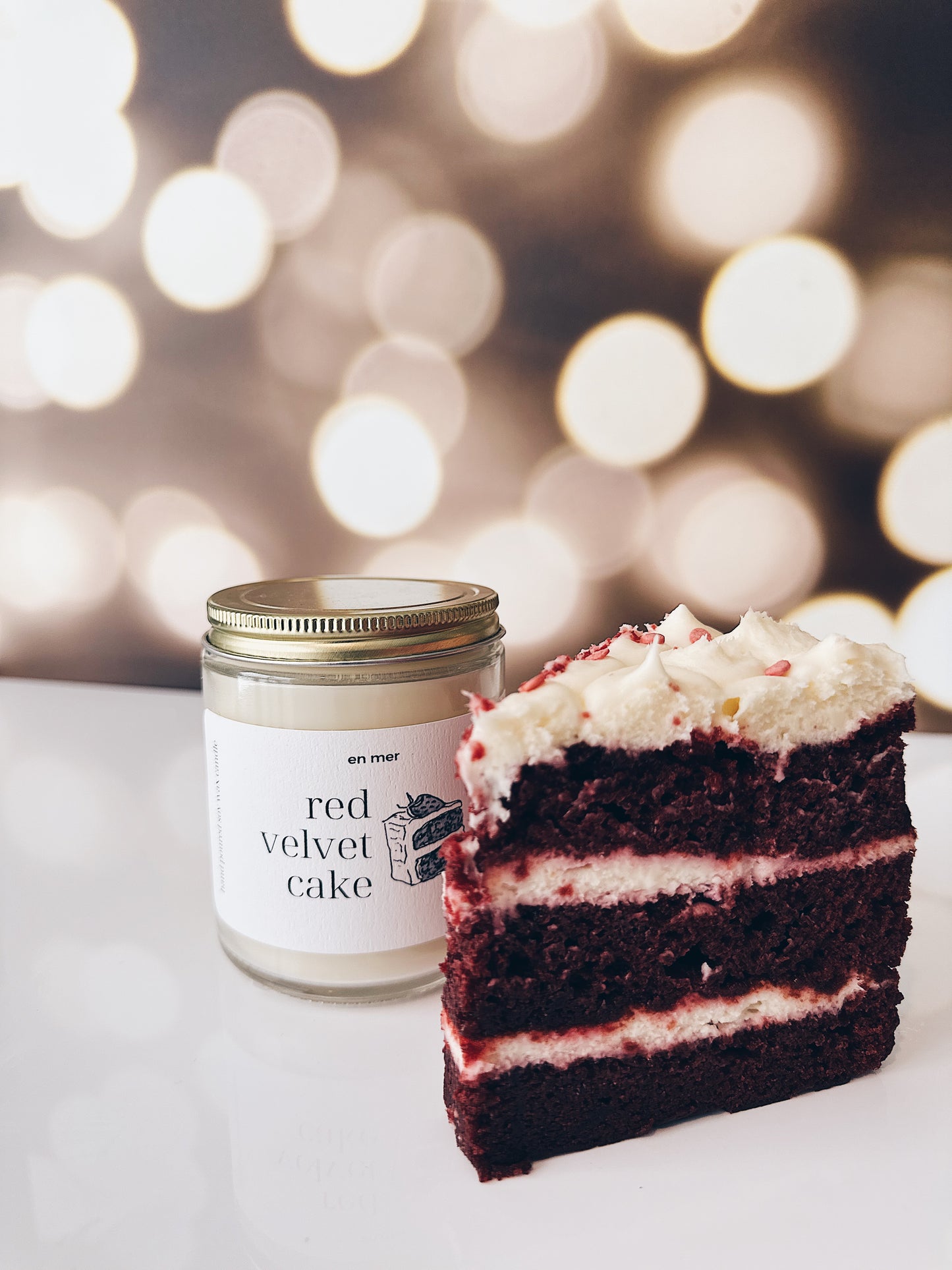 en mer | red velvet cake | soy wax candle & melts