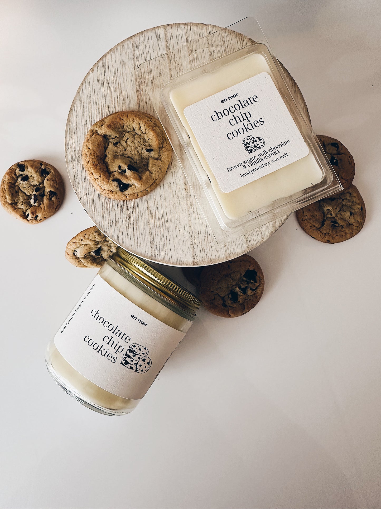 en mer | chocolate chip cookies | soy wax candle & melts