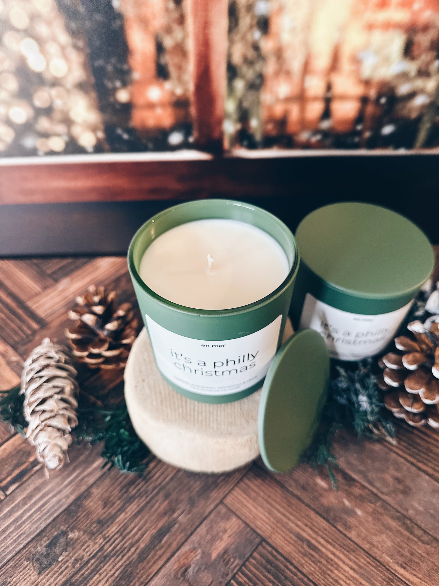 en mer | it's a philly christmas | soy wax candle