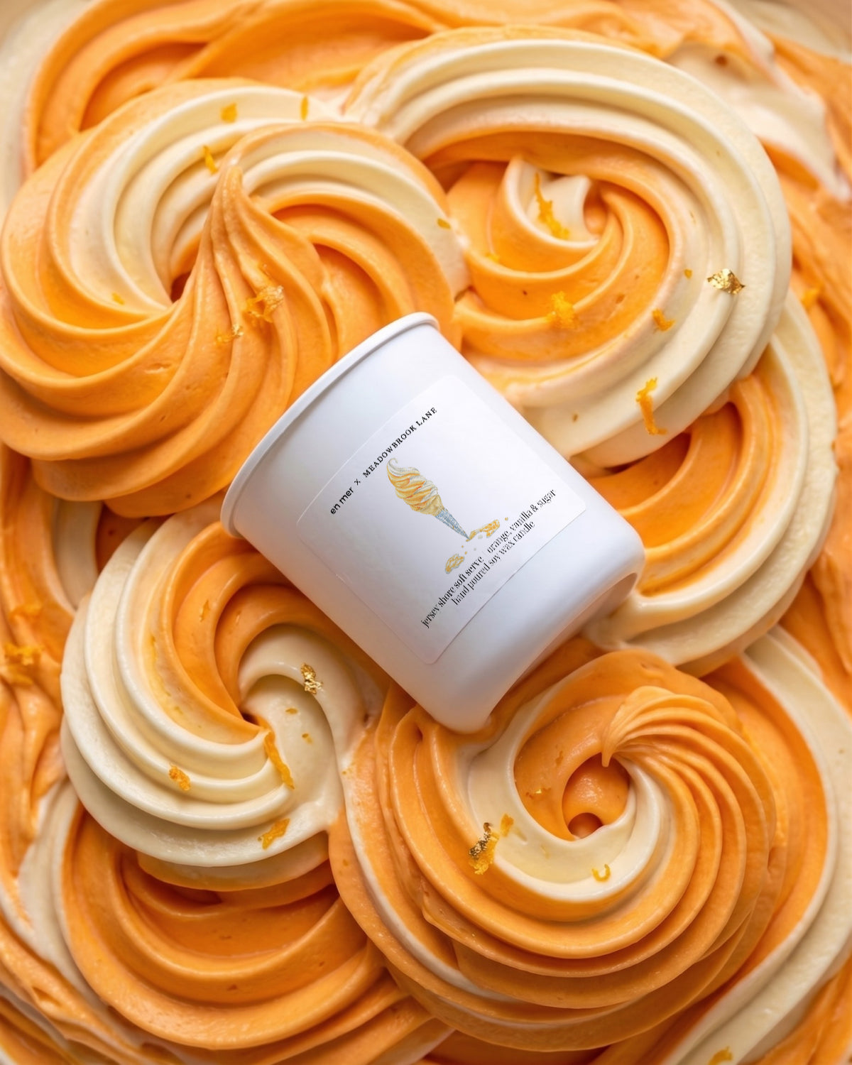 jersey shore soft serve | soy wax candle by en mer x Meadowbrook Lane