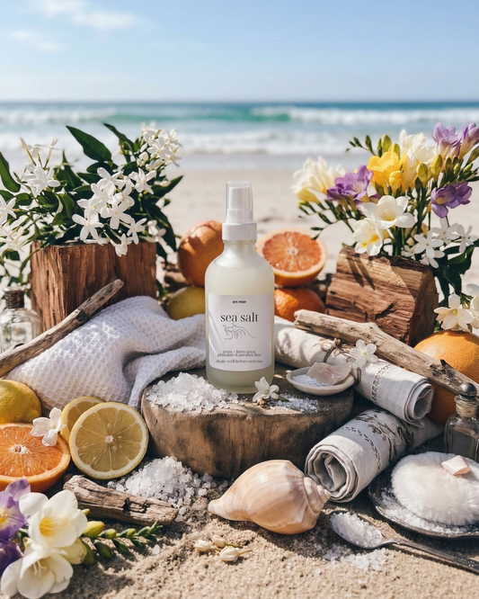 en mer | sea salt | room + linen spray