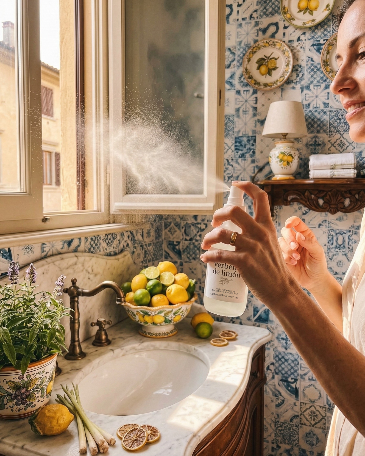 en mer | verbena de limón | room + linen spray