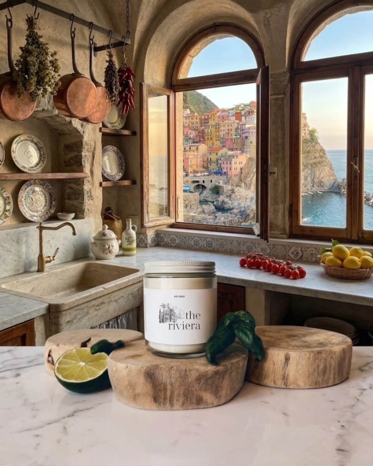 the riviera | soy wax candle by en mer