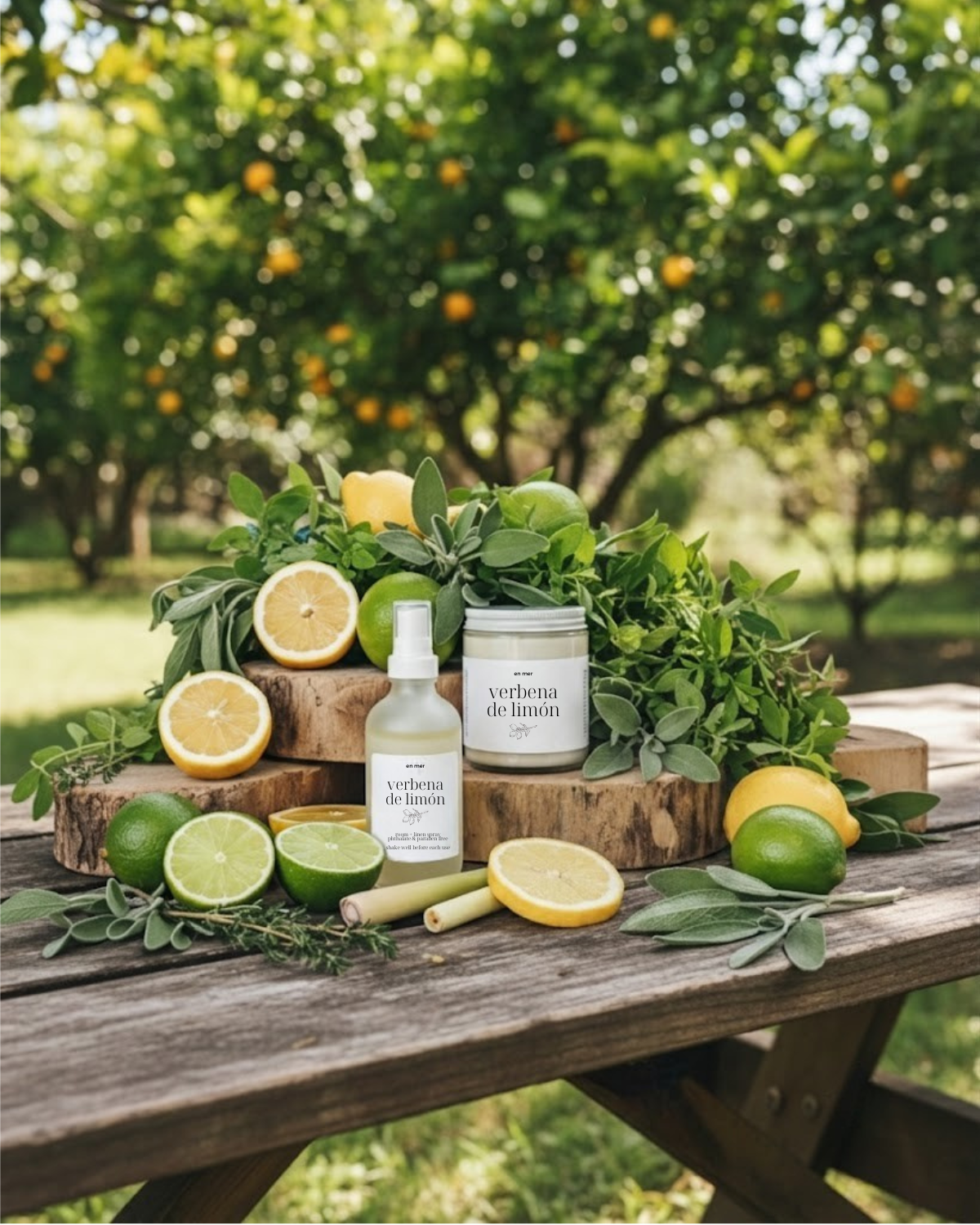 verbena de limón | soy wax candle by en mer