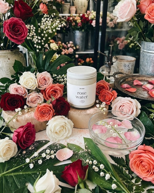 rose water | soy wax candle by en mer