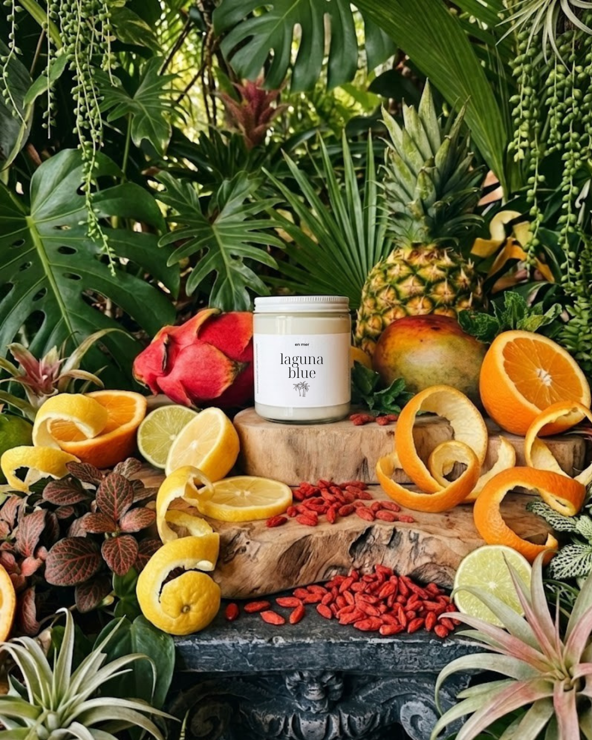 laguna blue | soy wax candle by en mer