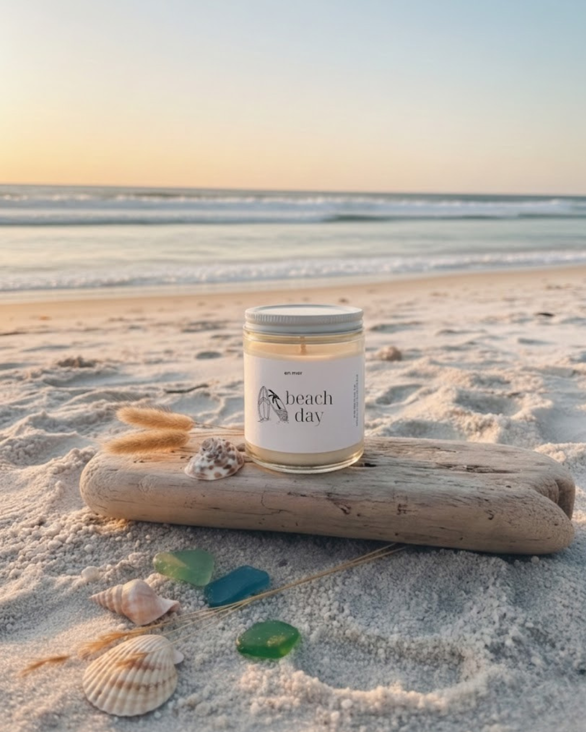 beach day | soy wax candle by en mer